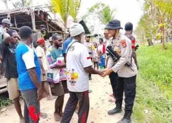 Polres Merauke Hadiri Penyerahan Sapi Banmas Presiden RI, Wujud Kepedulian Menjelang Idul Adha