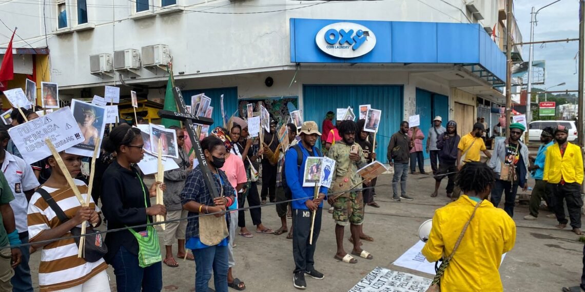 Polda Papua Kawal Humanis Aksi Damai Aliansi Setara Di Abepura, Situasi Berjalan Aman dan Kondusif