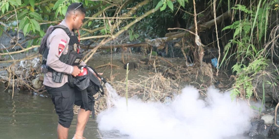 Respon Cepat Jibom Gegana Brimob Polda Papua, UXO Berbahaya di Sentani Berhasil Dinetralisir