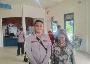 Hadirkan Rasa Aman bagi Nasabah, Personel Polres Tolikara Intensifkan Pengamanan Bank Papua