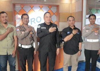 Polisi Menyapa di RRI Jayapura, Satlantas Polres Keerom Ajak Masyarakat Wujudkan Budaya Tertib Berlalu Lintas