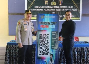 Propam Polda Papua Gelar Pembinaan Etika Profesi dan Asistensi Pelanggaran Kode Etik Profesi Polri di Polres Supiori