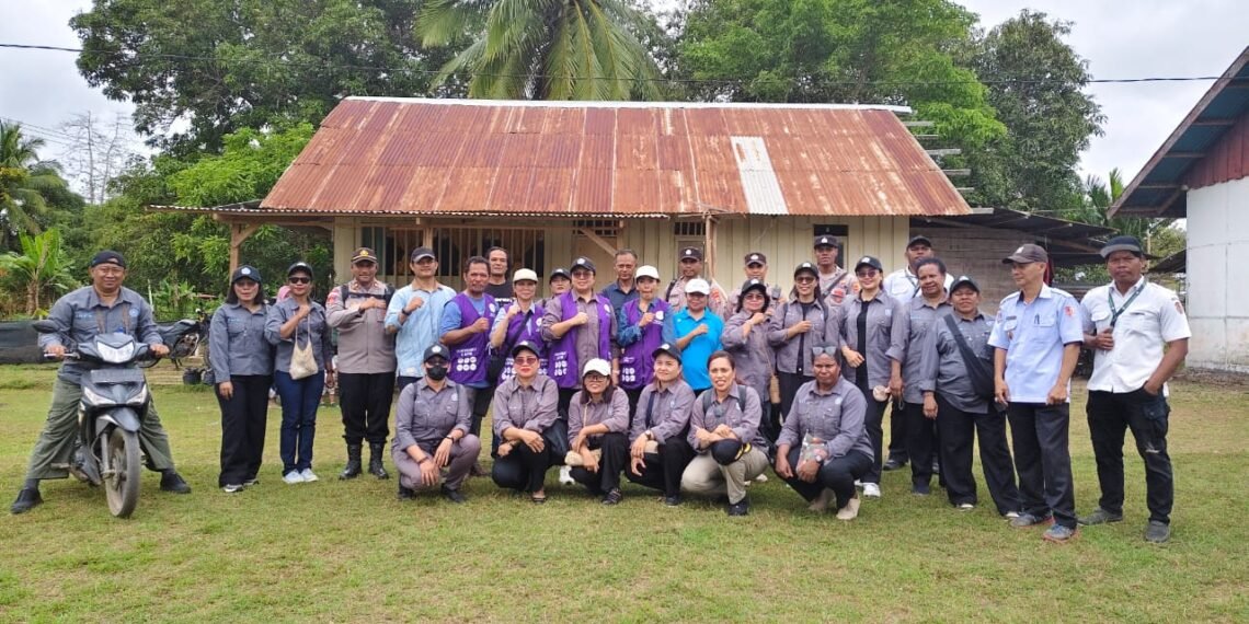 Dukung Pelayanan Kesehatan Masyarakat, Polsek Naukenjerai Amankan Kegiatan Posyandu Balita dan Lansia