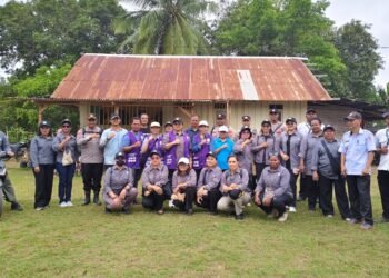 Dukung Pelayanan Kesehatan Masyarakat, Polsek Naukenjerai Amankan Kegiatan Posyandu Balita dan Lansia