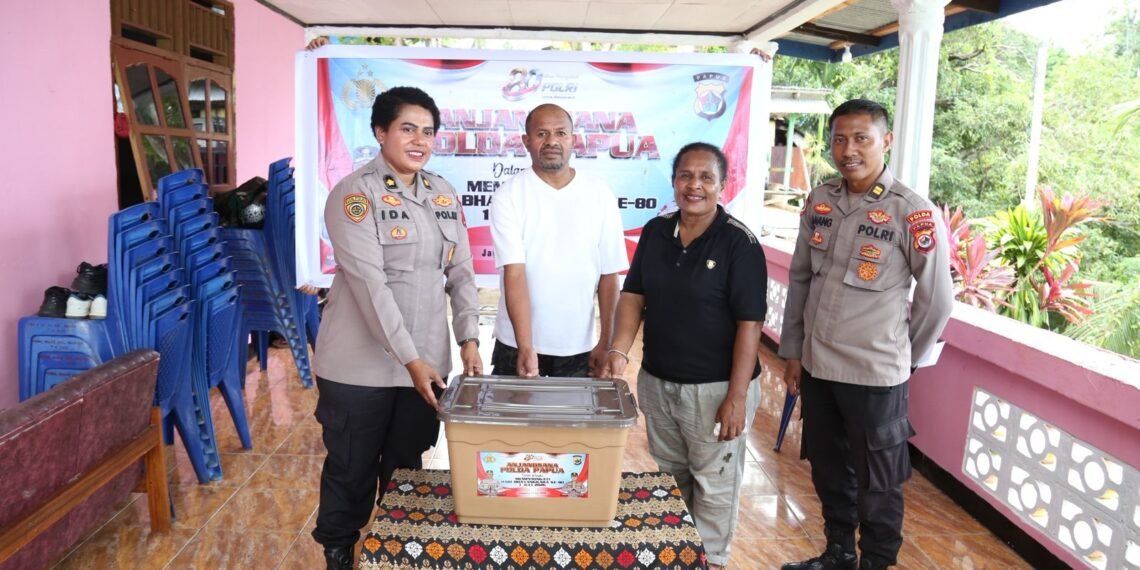 Menjaga Ikatan Keluarga Bhayangkara, Polda Papua Gelar Anjangsana dalam Rangka HUT ke-80 Polri