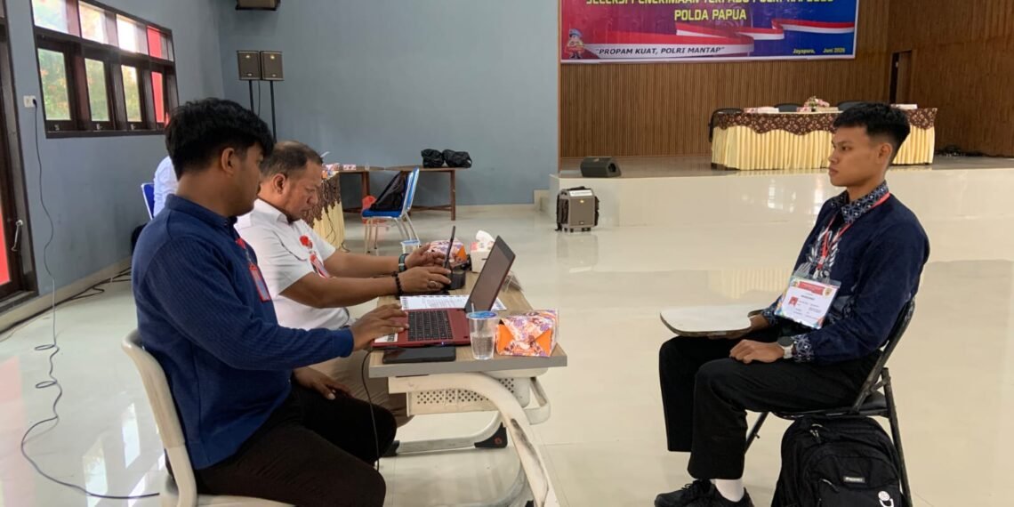 Polda Papua Laksanakan Penelusuran Mental Kepribadian Calon Taruna dan Taruni Akpol Tahun Anggaran 2026